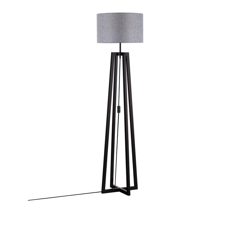 Aktuell Nova Luce 9001082 ARTIS Stehlampe Schwarz/Grau