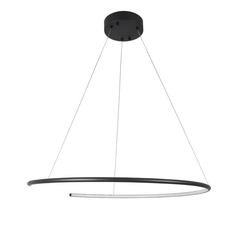 Garantierte Lieferung Nova Luce 9010023 Breda LED Pendelleuchte Schwarz