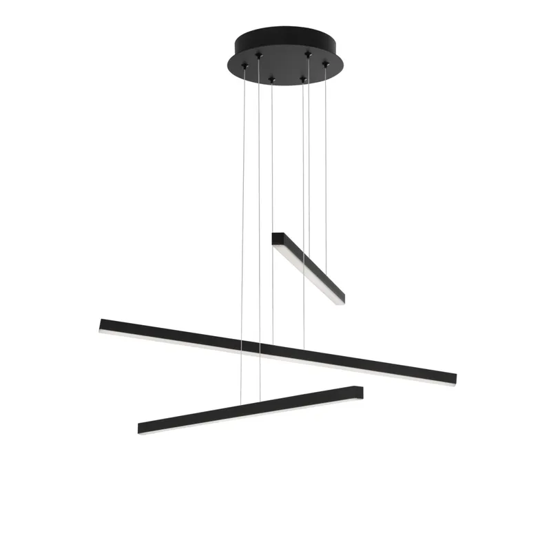 Nova Luce 9010033 Lior LED Pendelleuchte Schwarz Preisknaller