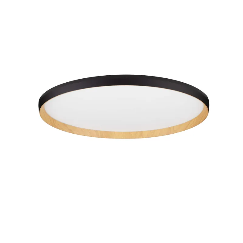 Sofort Bestellen Nova Luce 9030517 VOMOS Deckenleuchte Schwarz/Holzdekor