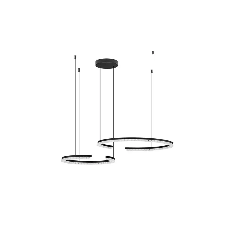 Versand Am Gleichen Tag Nova Luce 9030960 GREAMY Pendelleuchte Schwarz
