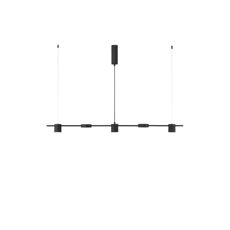 Saisonangebot Nova Luce 9080123 Nordik LED Pendelleuchte Schwarz