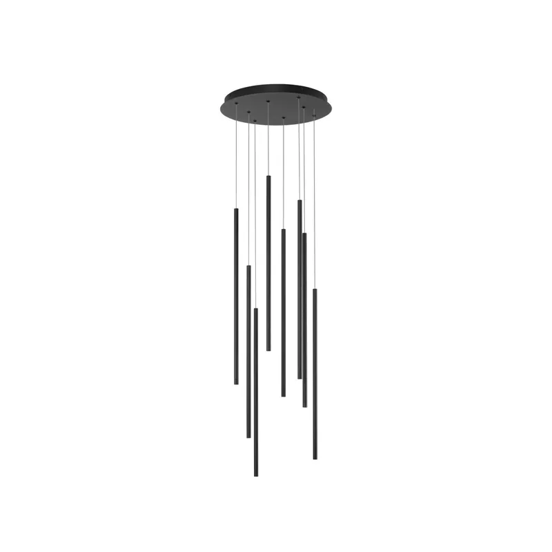 Schnäppchen Nova Luce 9081802 Elettra LED Pendelleuchte Schwarz