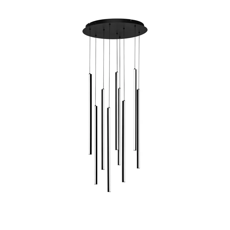 Bestpreis Nova Luce 9081804 GRATTA Pendelleuchte Schwarz