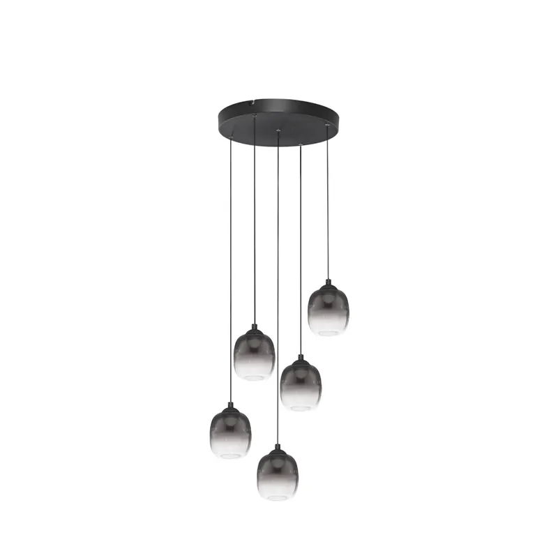 Kracherpreis Nova Luce 9236207 KITA Pendelleuchte Schwarz/Rauch