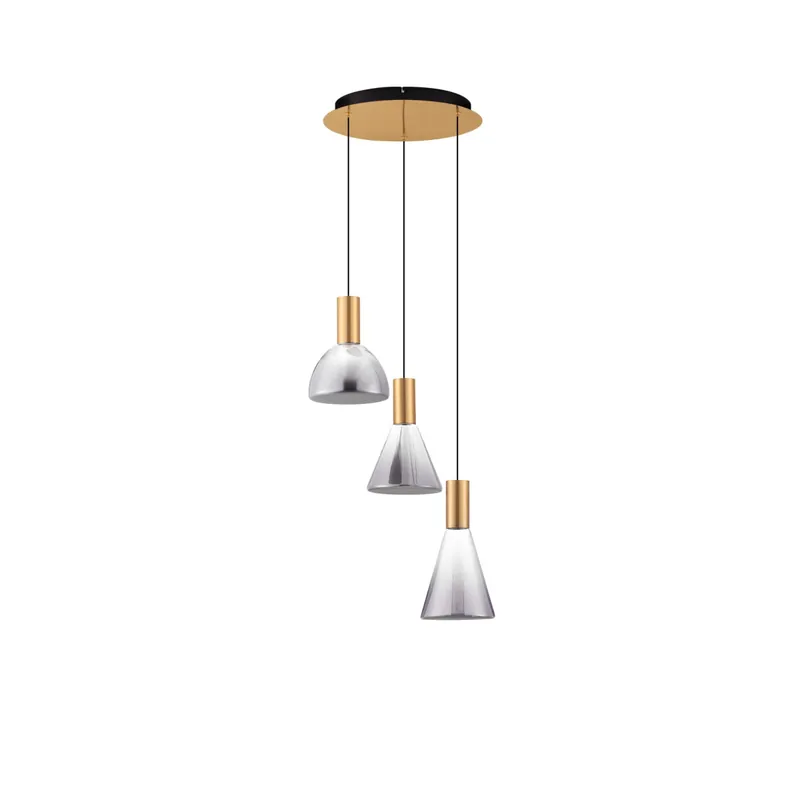 Highlight Nova Luce 9236306 VOI Pendelleuchte Gold