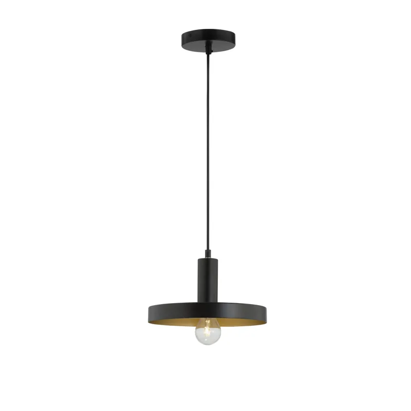 Preiswert Nova Luce 9417053 Garni E27 Pendelleuchte Schwarz, Gold
