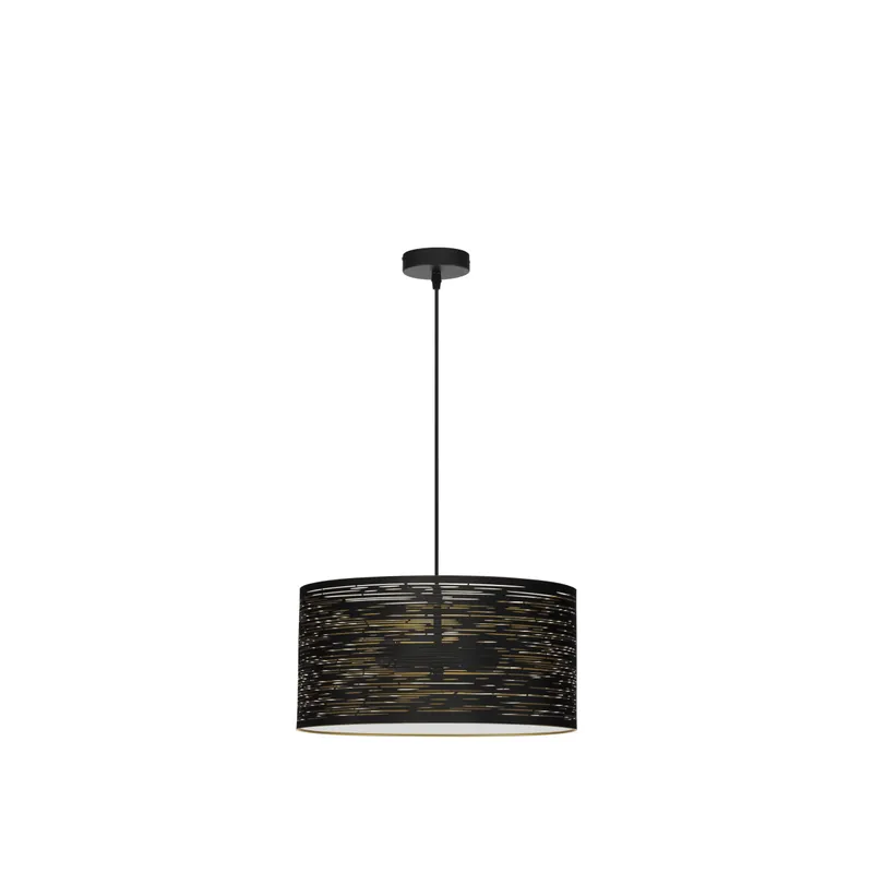 Begrenztes Angebot Nova Luce 9555812 Zane E27 Pendelleuchte Schwarz, Gold