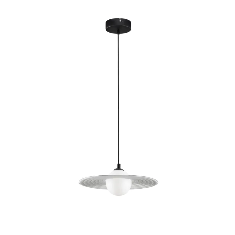 Nova Luce 9780104 REFLET Pendelleuchte Schwarz/Weiß Aktuell