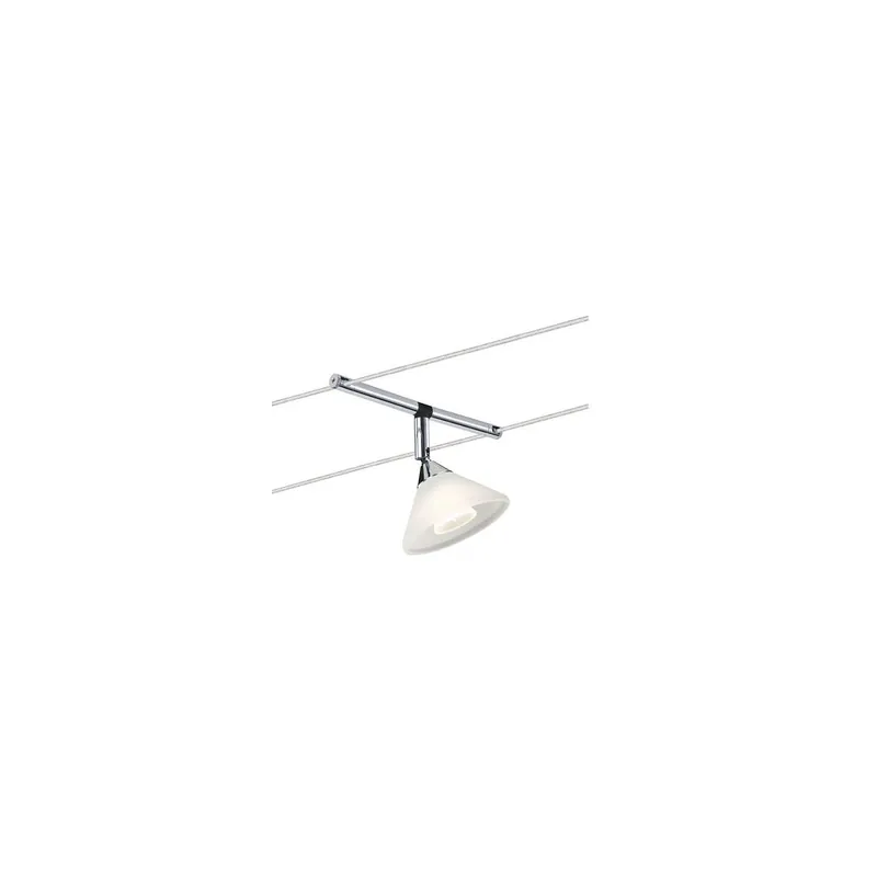 Seilsystem Colmar Einzelspot GU4 max. 10W dimmbar 12V Chrom Satin Bestpreis