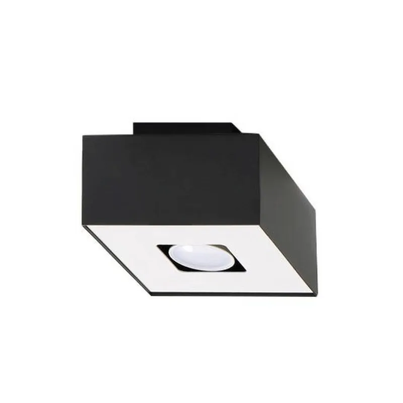 Preis Gesenkt Sollux SL.0070 Deckenleuchte MONO 1 schwarz