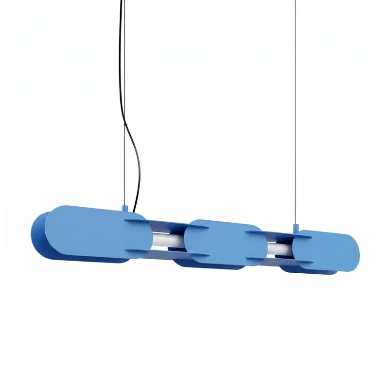 Saisonangebot TH.812 Pendelleuchte CHAIN 91 hellblau LED 4000K