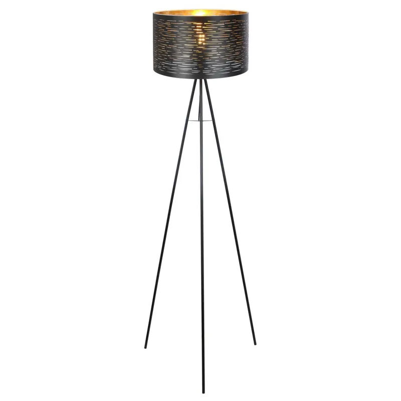 Markenprodukt Tunno Stehleuchte Metall Schwarz, 1X E27