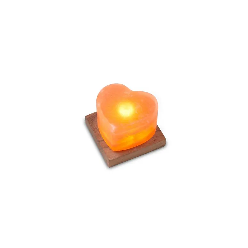 USB HERZ, mit Holzsockel, ca. 9 x 9 x 6 cm Direkt Vom Hersteller