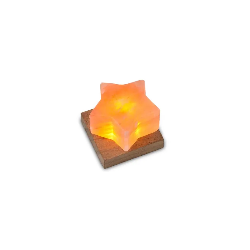 USB STERN, mit Holzsockel, ca. 9 x 9 x 6 cm Preis Gesenkt