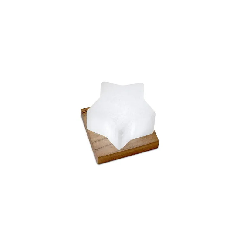USB STERN, White Line, mit Holzsockel, ca. 9 x 9 x 6 cm Aktuell