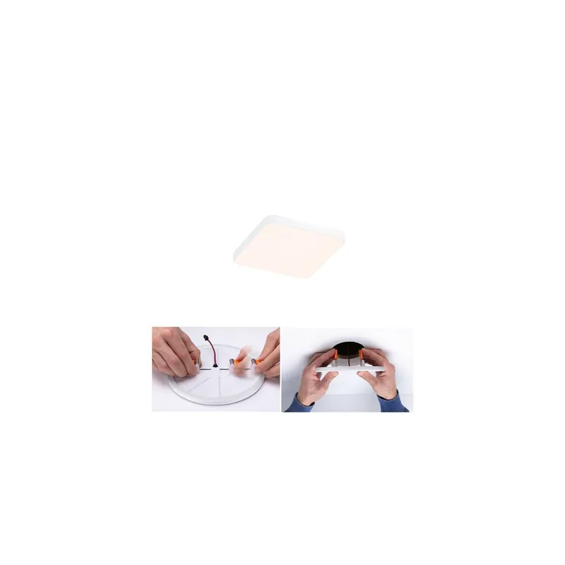 VariFit LED Einbaupanel Veluna Edge IP44 eckig 90x90mm 450lm 3000K Weiß dimmbar Top-Seller