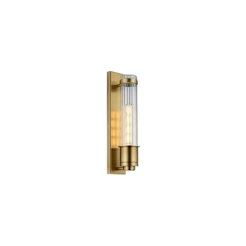 Markenprodukt Wellington 1-flammige Wandleuchte – gealtertes Messing