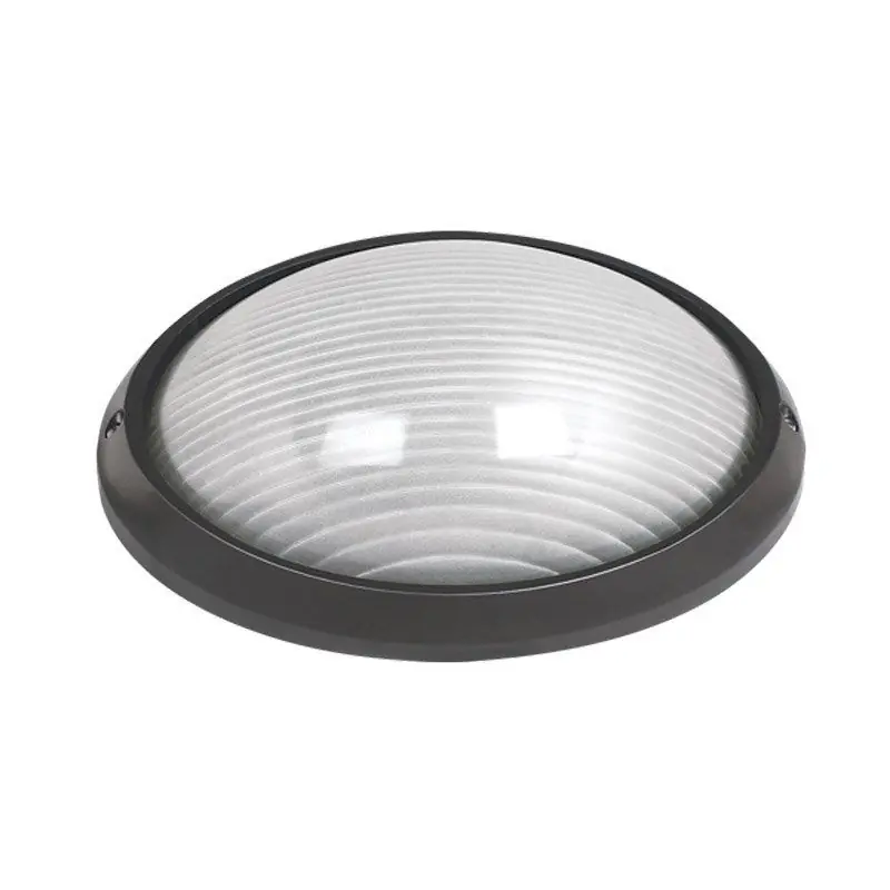 Abverkauf I-Light Wandleuchte Rund Schwarz, IP 54, E27, Type 4041LB
