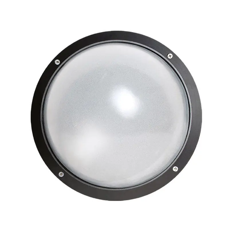 Direktkauf I-Light Wandleuchte Rund Schwarz, IP 54, E27, Type 4071LB
