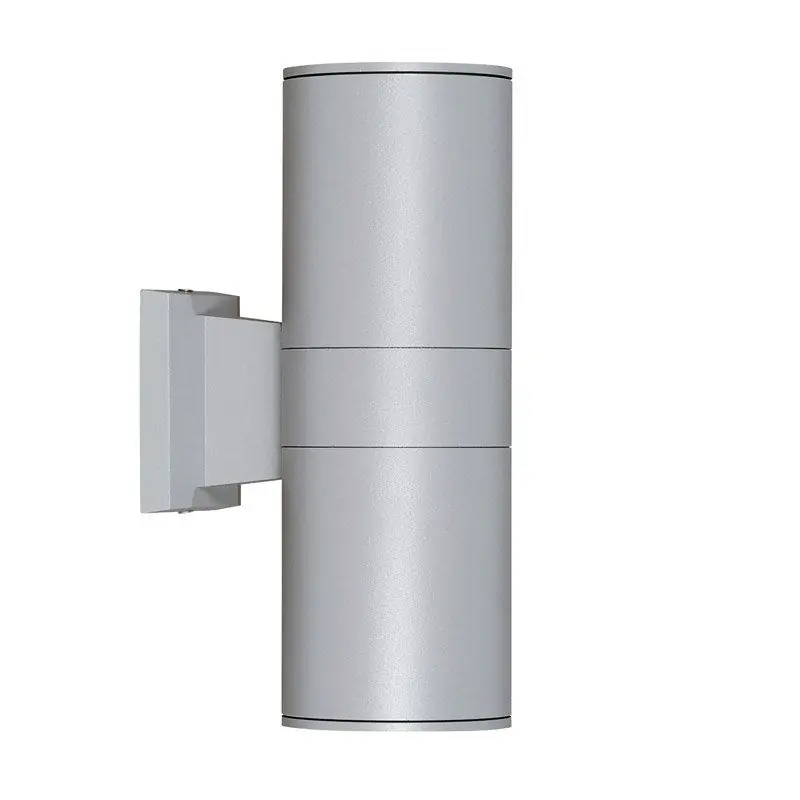 Begrenztes Angebot I-Light Wandleuchte Rund Silber, IP 54 2 x E27