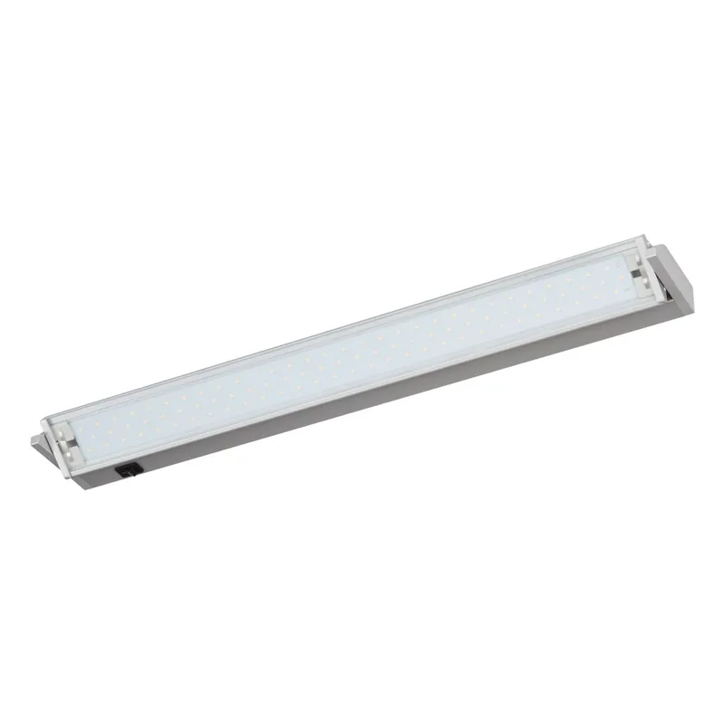 EVN LED Leuchte Silber schwenkbar rechteckig 577x85x35mm 10W 3000K 720lm 230V IP20 Schneller Versand