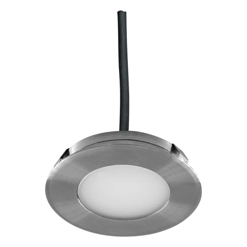 EVN LED Bodeneinbauleuchte Edelstahl Optik rund 60x15mm 1W 4000K 58lm >80° 12V IP67 Wochenendangebot
