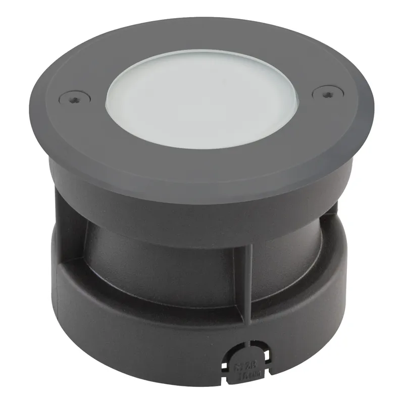 Meistverkauft EVN LED Bodeneinbauleuchte anthrazit rund 100x70mm 2,5W 3000K 90lm >80° 100-240V IP67