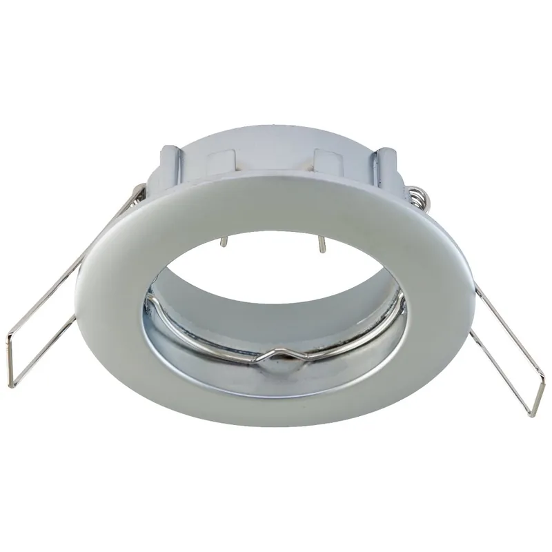 Billig EVN Leuchte Chrom matt starr rund 78x29mm 12V IP20