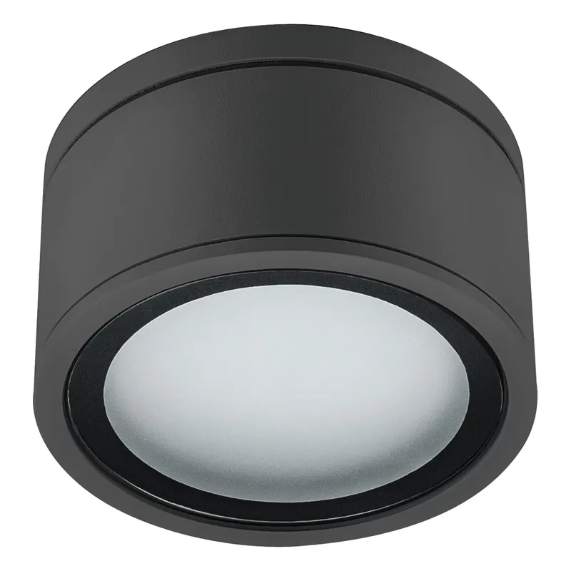 Begrenztes Angebot EVN Anbauleuchte anthrazit rund 108x63mm 230V IP54